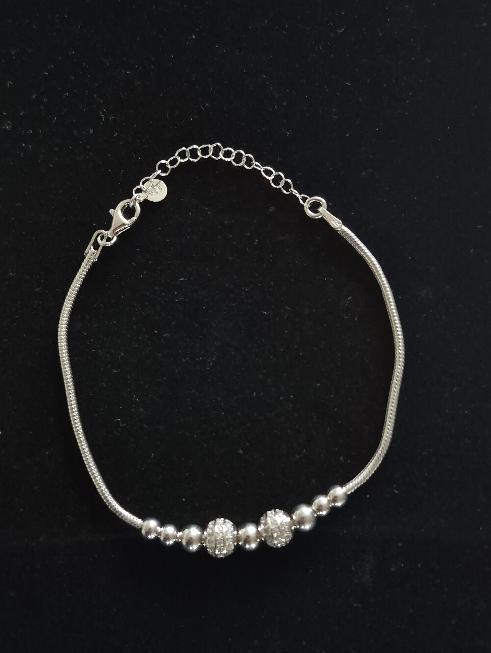 .925 Sterling Silver 9 Inch Anklet Brand new. Never used before.